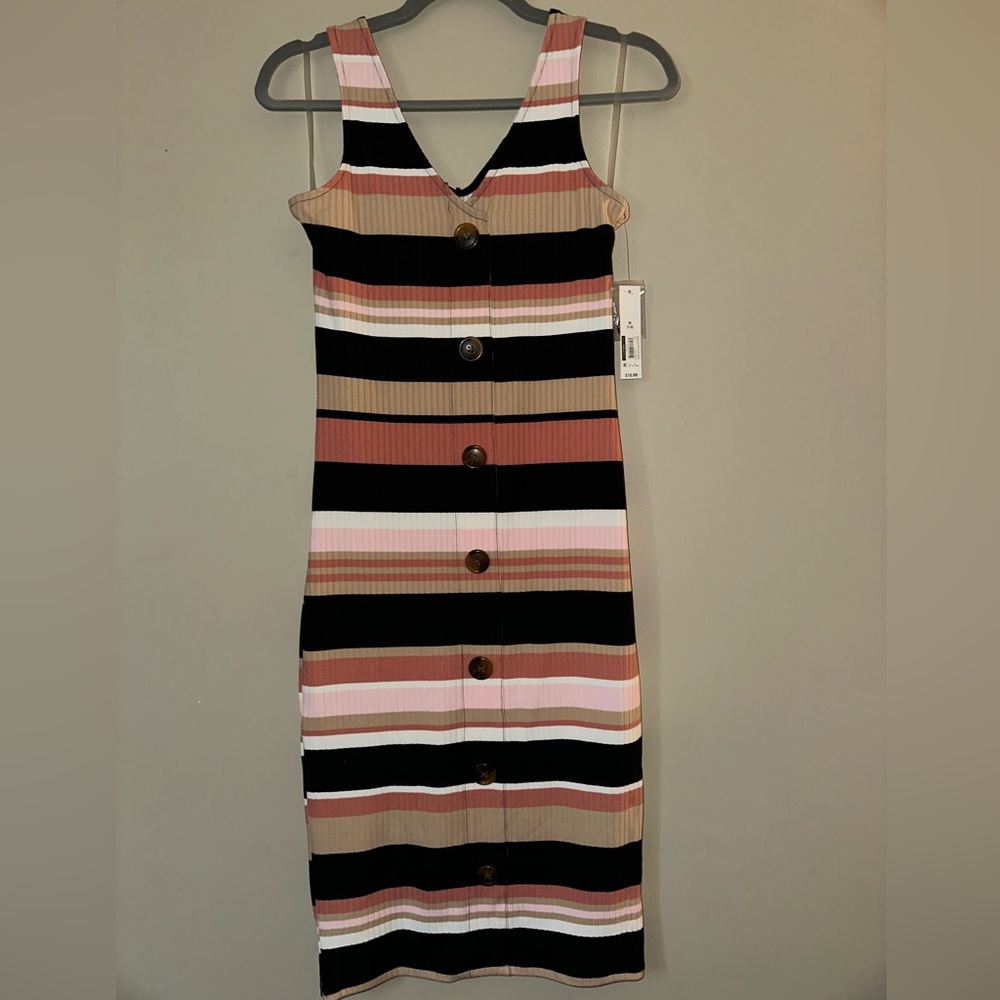 Slim fit Striped Dress